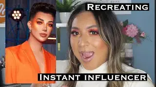 RECREATING JAMES CHARLES MAKEUP LOOK | INSTANT INFLUENCER