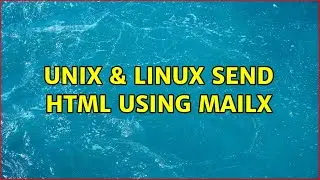 Unix & Linux: send html using mailx