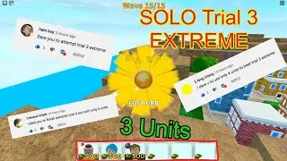 Noob To Pro (Day 19) - So I Did Your Dares... Solo Trial 3 EXTREME Using Only 3 Units?