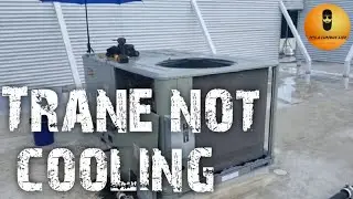 Trane package unit no AC