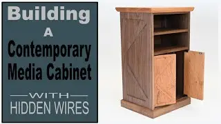 Building a Contemporary Media Cabinet with Hidden Wires