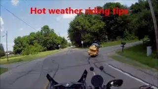 Hot weather riding tips