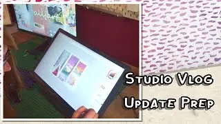 Studio Vlog | New Prints, Finishing My Sketchbook, Shop Update Prep