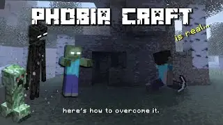 How to overcome fear of hostile mobs in Minecraft !
