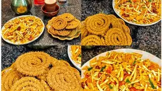 Tea time snack combo... multi grain Chakli & Mix namkeen with Tandoori chai