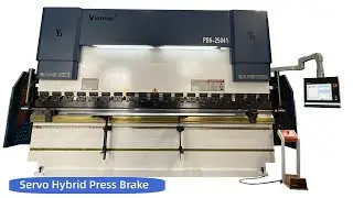 Hybrid Press Brake Machine 250Ton 4100mm 3D Controller