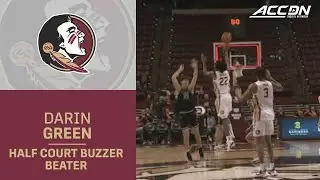 FSU's Darin Green Jr. Beats The Buzzer From Half Court