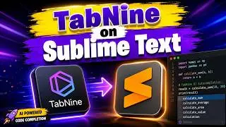 How to Install TabNine on Sublime Text | AI Code Autocomplete Setup for Beginners