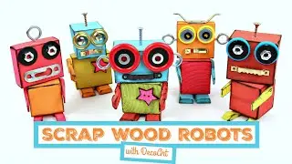 Учебное пособие по созданию роботов из деревянных обрезков | DecoArt&reg;