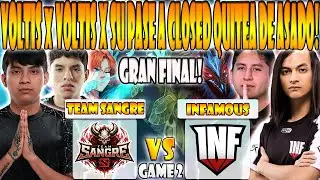 TEAM SANGRE vs INFAMOUS BO3[GAME 2]GRAN FINAL-PAKAZS, LUMPY VS SLAD1N,SEBAS-DREAMLEAGUE SEASON 28:SA