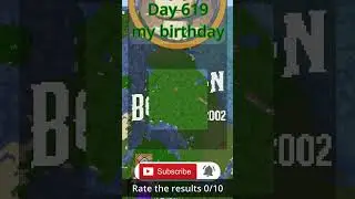 My birthday | Map Art Everyday | Day 619