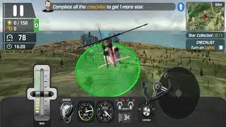 Helicopter Flight Pilot Simulator HFPS Gameplay