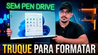 ERA S&Oacute; ISSO? 😱 Como INSTALAR WINDOWS 11 SEM PEN DRIVE e SEM PROGRAMAS!