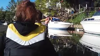 Aug 7, 2020-Grand Bend Ontario. canoe trip