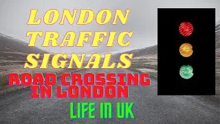 Road crossing in UK | London  Traffic signals |  London bus stops | Life in UK| Day today with Alia