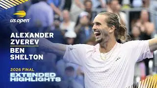 Alexander Zverev vs. Ben Shelton Extended Highlights | 2026 US Open Final
