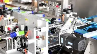 Automatic bath fizz bomb salt bottle tube horizontal shrink sleeve labeling machine