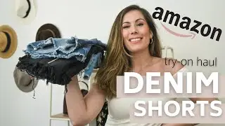 DENIM SHORTS FROM AMAZON REVIEW & TRY-ON | Under $100
