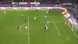 Alexander Meier goal 3-2 Frankfurt vs. Wolfsburg