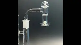 Full Weld TerpVacum set w/ glow in dark beads and glass ball cap