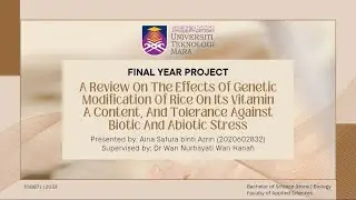 FINAL YEAR PROJECT PRESENTATION | UiTM SHAH ALAM 2023