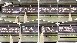 TACÓGRAFO. Cómo seleccionar la Carga y Descarga.