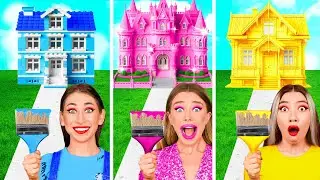 Домики Одного Цвета Челлендж | Барби vs Братц Русалки