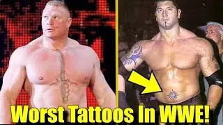 10 Wrestlers With The WORST Tattoos In WWE!