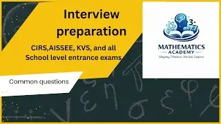 Interview preparation for  school-level entrance examinations across India.&rdquo;
