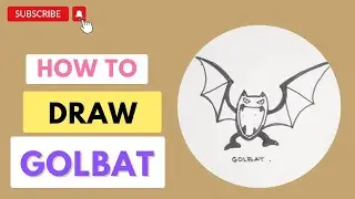 HOW TO DRAW GOLBAT - POKEMON SPECIES GOLBAT