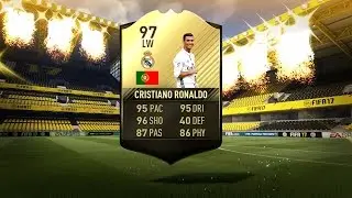 😱97 TIF INFORM RONALDO IN PACKS! 😱 (FIFA 17 TOTW 28 PACK OPENING