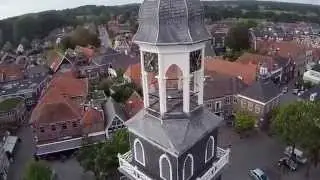 Ootmarsum van boven. Een rondje om de Simon en Judaskerk.