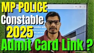 MP POLICE ADMIT CARD 2025🥳 MP POLICE EXAM DATE 2025 🥳| MP POLICE 2025 #mppoliceexam #mppolice2025 