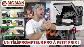 Un T&eacute;l&eacute;prompteur Pro HD 12 Pouces &agrave; Moins de 160&euro; ! Moman MT12, Qualit&eacute; Pro M&eacute;tal &agrave; Petit prix