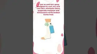 Cast Comfort: Help for itchy, Smelly cast #short