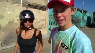 TEACHING MY GIRLFRIEND HOW TO SCOOTER!