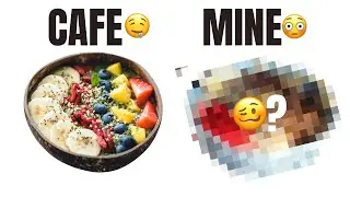 Café Smoothie VS Home Smoothie 🤨 Any Good?