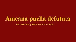 I'm Kissing Catullus on the Lips (joke song)