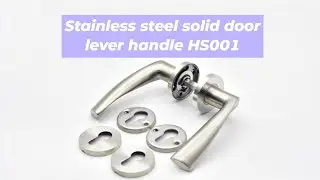 Glowing Hardware stainless steel solid door lever handle HS001
