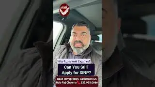 Work Permit Expired : Can You Still Apply for SINP?|Baaz immigration|Raj Cheema|📞639.998.0666