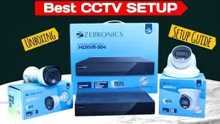 Complete CCTV Solution Under Budget | ZEB-HDXVR 504 XVR + ZEB-HDTVI D5 & B2 Cameras #IFSEC2025 