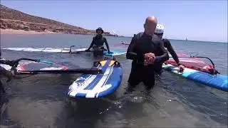 Windsurfing at Prasonisi,  5/2021 with Alon Kaplan