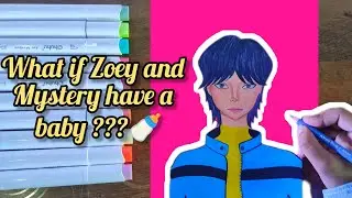 What if Zoey and mystery have a baby 🍼🐥???#art #howtodraw #viralvideo 