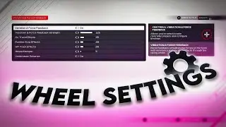 My F1 2021 Game Settings & Wheel Settings