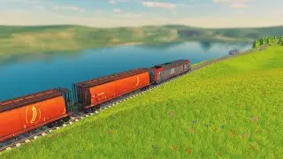 TRAIN TOUR THROUGH A COLORFUL PLAYGROUND - Farming Simulator 22