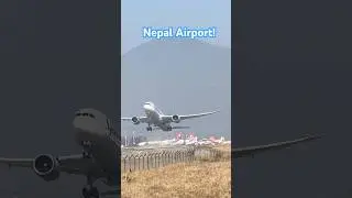 Qatar Air Takeoff#kathmandu #nepal #planespotting #tribhuvaninternationalairport #aviation