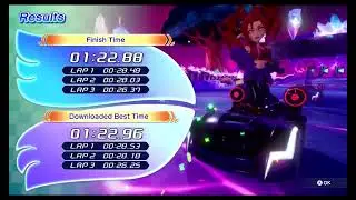 Chocobo GP- Inter Rift Omega Hyperspeed (Beginner)- 1:22.88