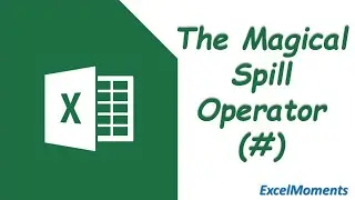 Data Validation using UNIQUE and FILTER functions - The Spill Operator (#)