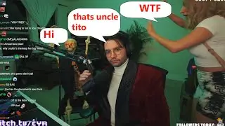 Alinity walks Into Cyr's Room and got scared by uncle tito