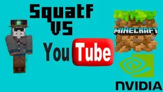 Squatf VS Minecraft Youtube and Nvidia - Hive Survival Games!